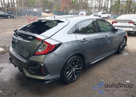 2021 Honda Civic Sport из США, поврежденный, VIN SHHFK7G4XMU228440